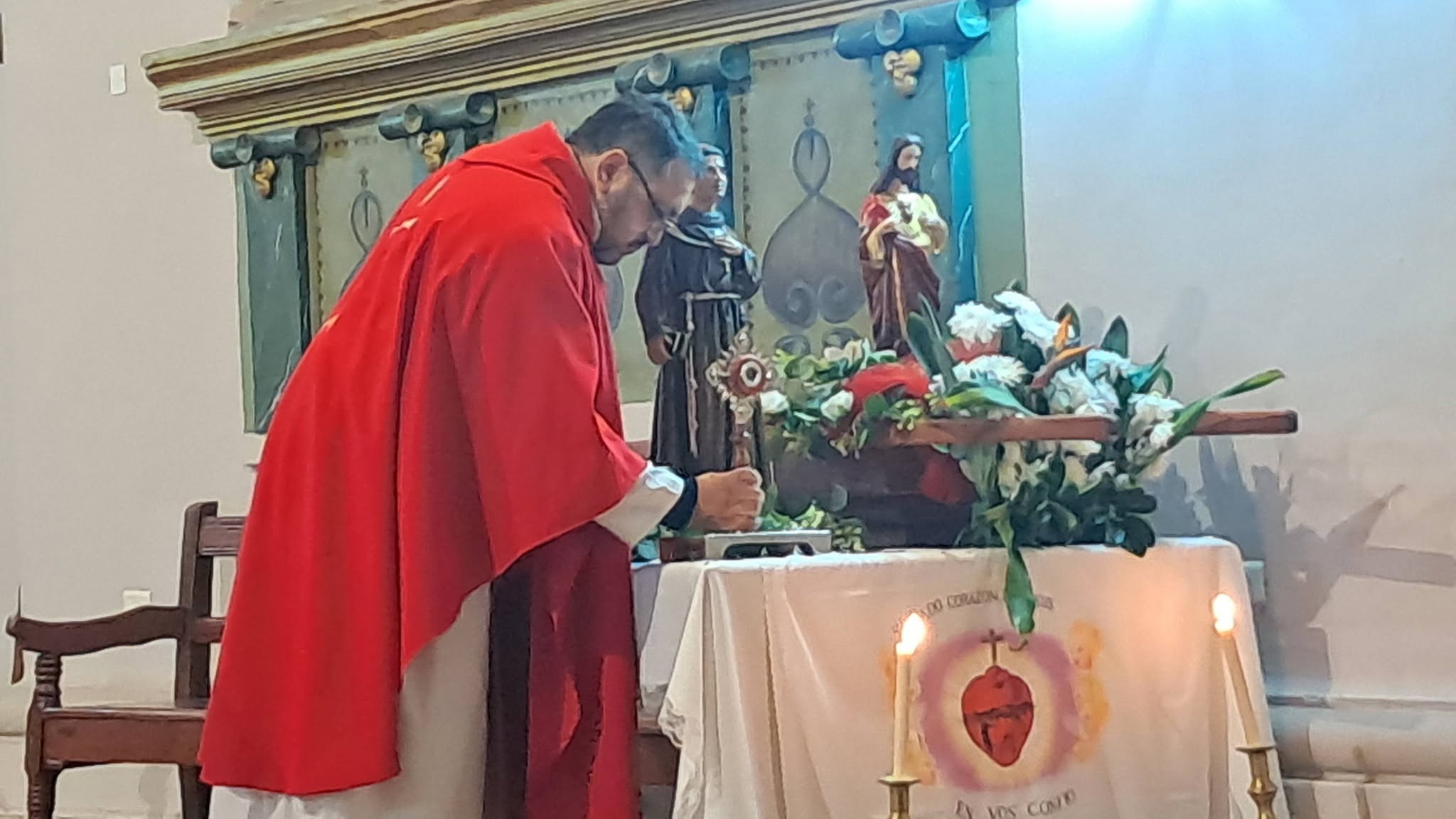 Misa en San José de Piedra Blanca pidiendo por la canonización del Beato Esquiú